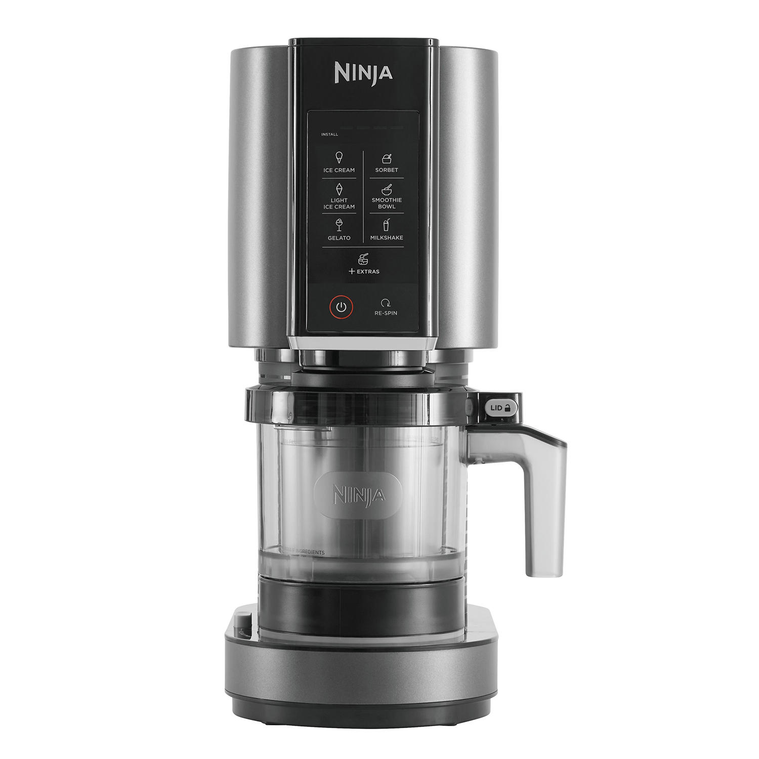 Ninja CREAMi 7-in-1 Ice Cream Maker - Black & Grey