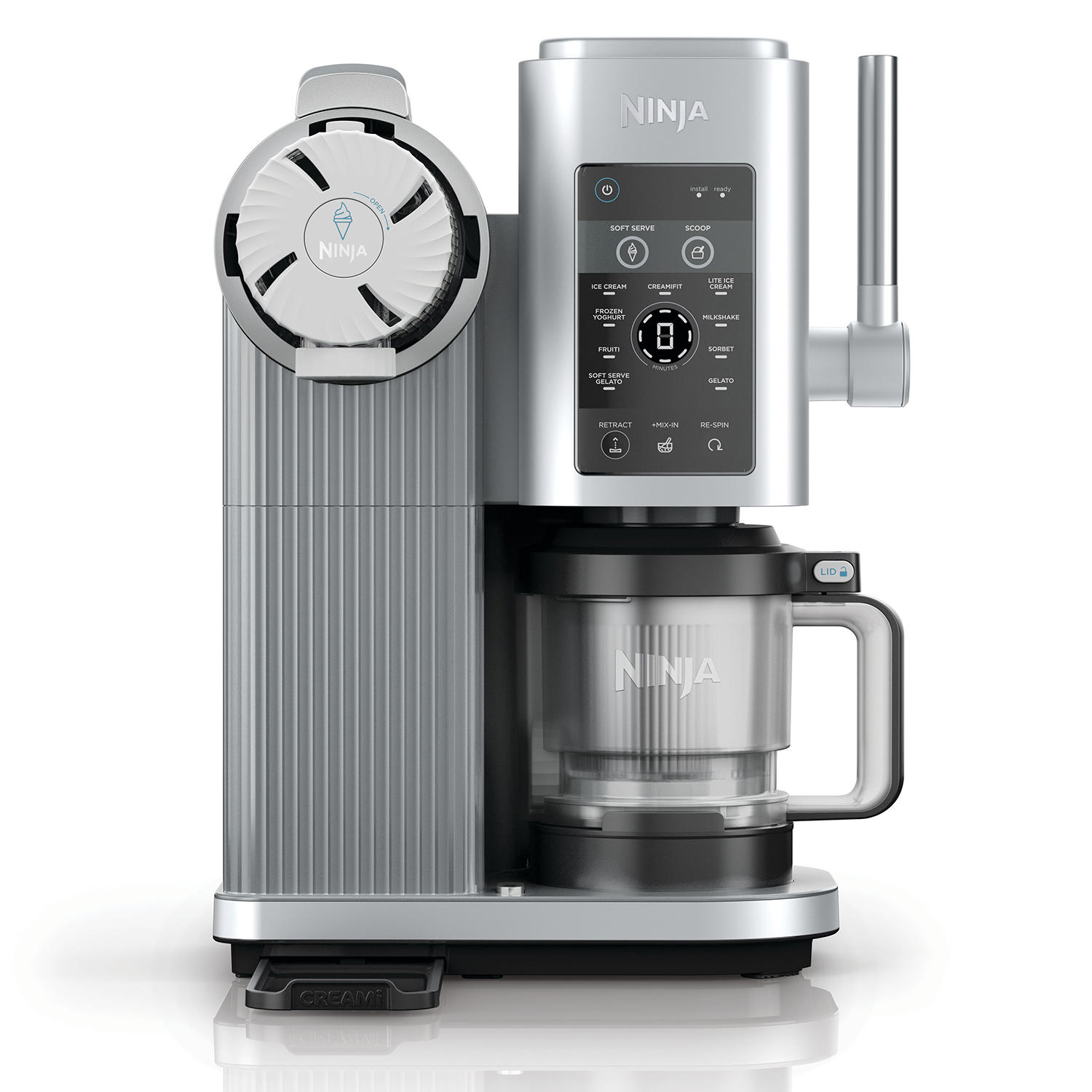 Ninja CREAMi Scoop & Swirl 13-in-1 Ice Cream Maker - Platinum Silver