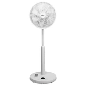 Devola Low Noise 30W 12 Speed 12-inch DC Pedestal Fan - White - DV12DCPFAN