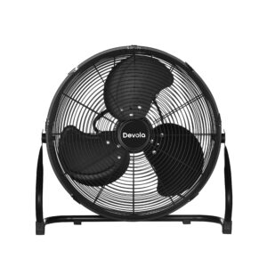 Devola 3 Speed 16-inch DC Floor Fan - Black - DV16FFB