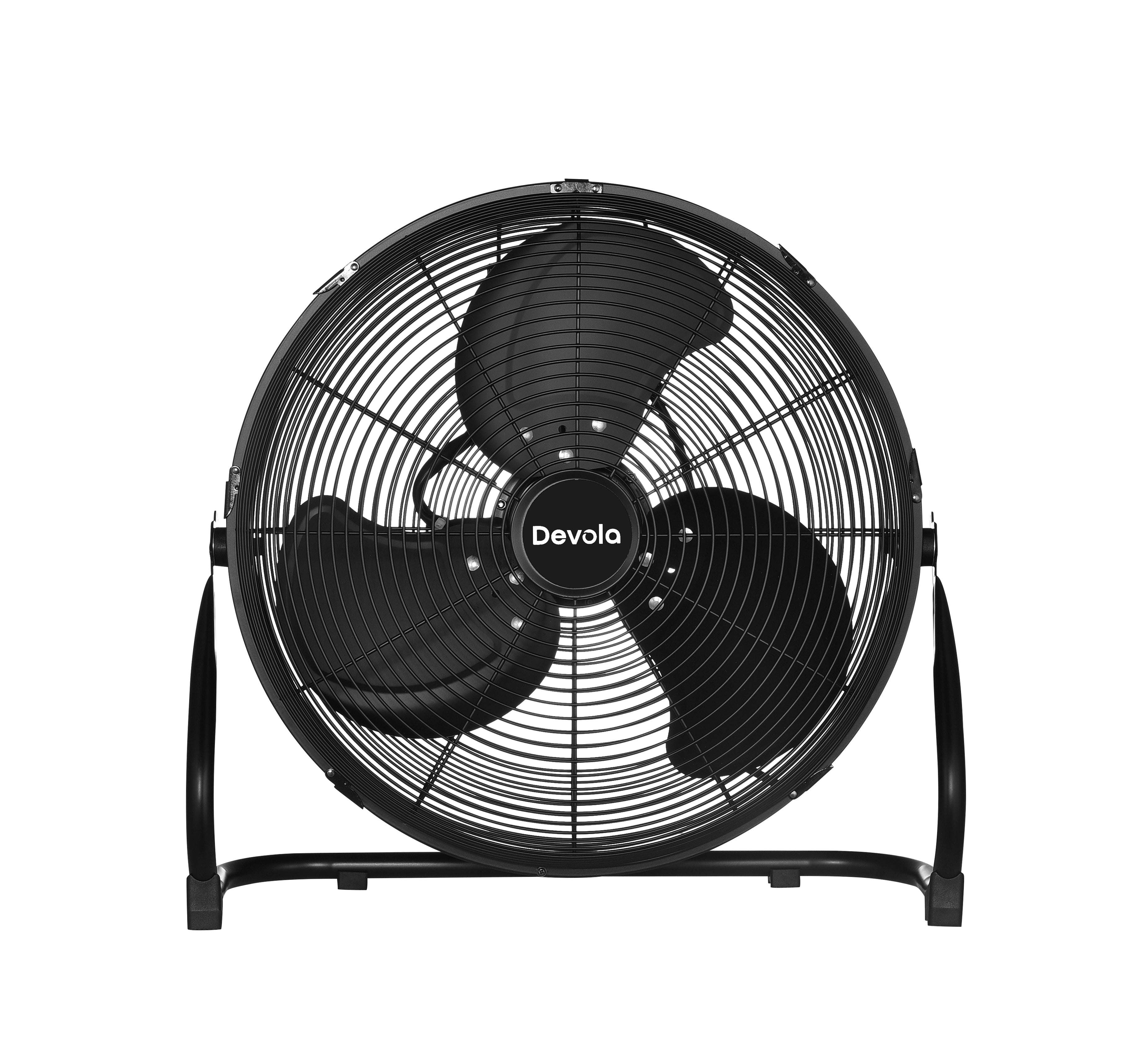Devola 3 Speed 16-inch DC Floor Fan - Black - DV16FFB